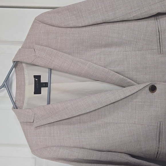 NWOT J.Crew Parke Linen Blend Blazer SZ 6P - Picture 4 of 10